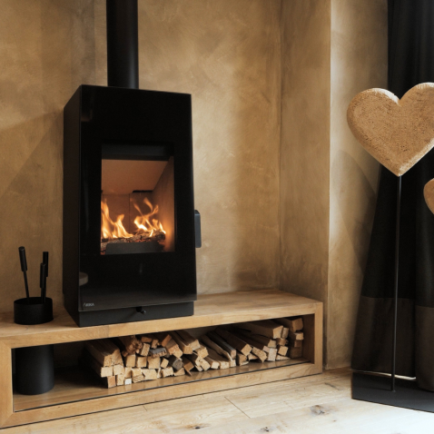 Foto : Houtkachel Rika Look - de majestueuze houtkachel