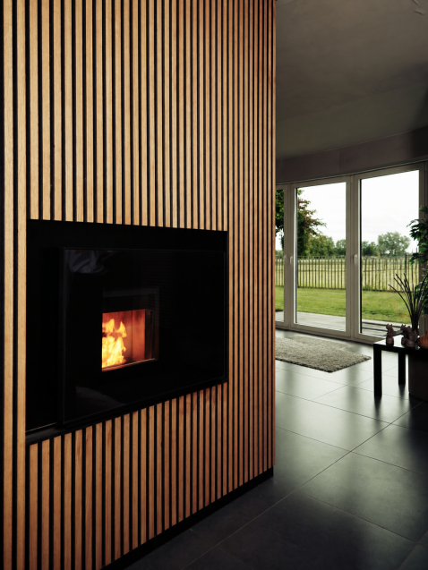 Foto : De pellet inzethaard Rika Interno