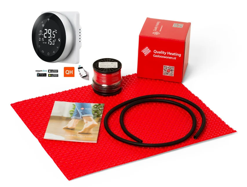 Foto: set qh grid vloerverwarming