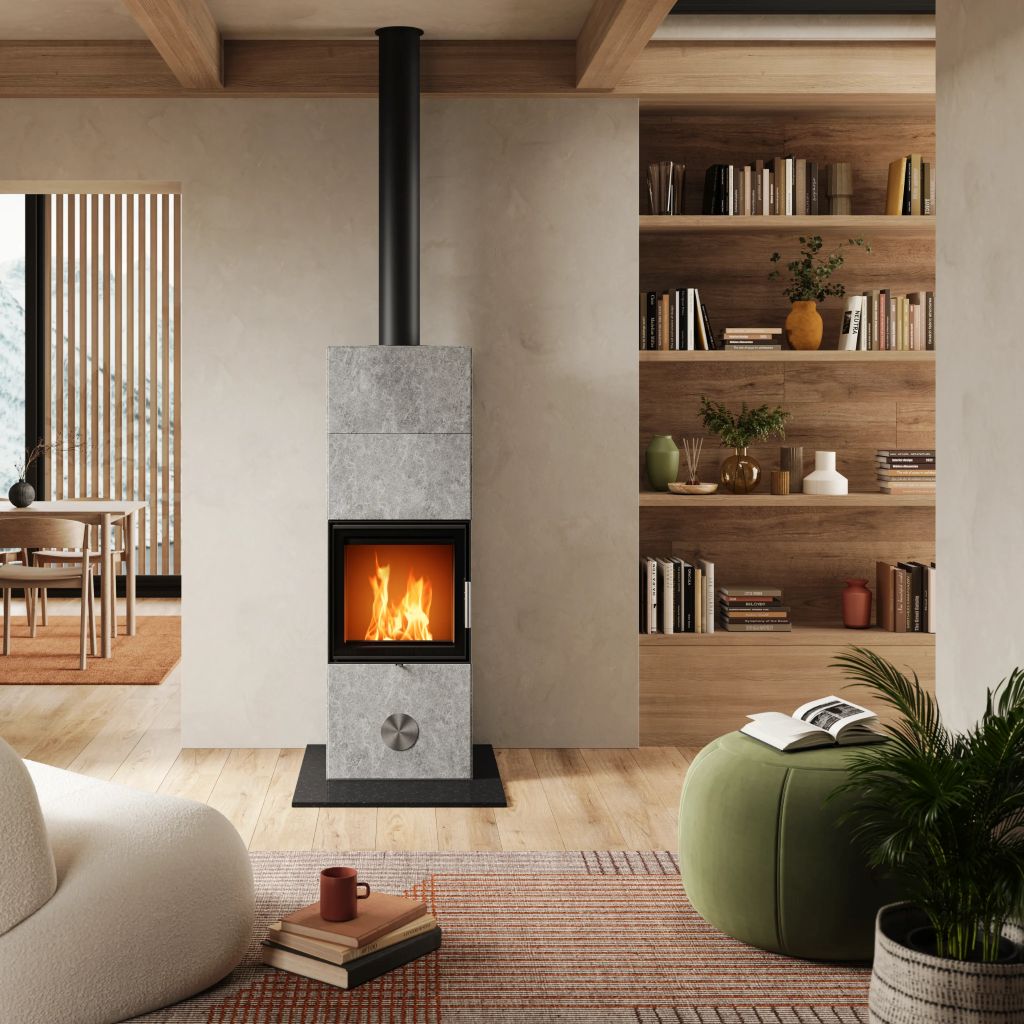 Foto : Sella: de speksteenkachel die warmte écht vasthoudt