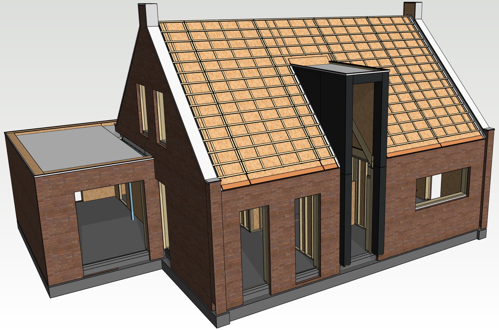 Houtskeletbouw woonhuis QuickHuis