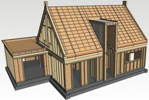 Foto : Wat is houtskeletbouw? Uitleg, voordelen en nadelen