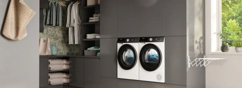 Foto : Geen plek voor een waslijn? Ontdek het gemak van een Hisense warmtepompdroger