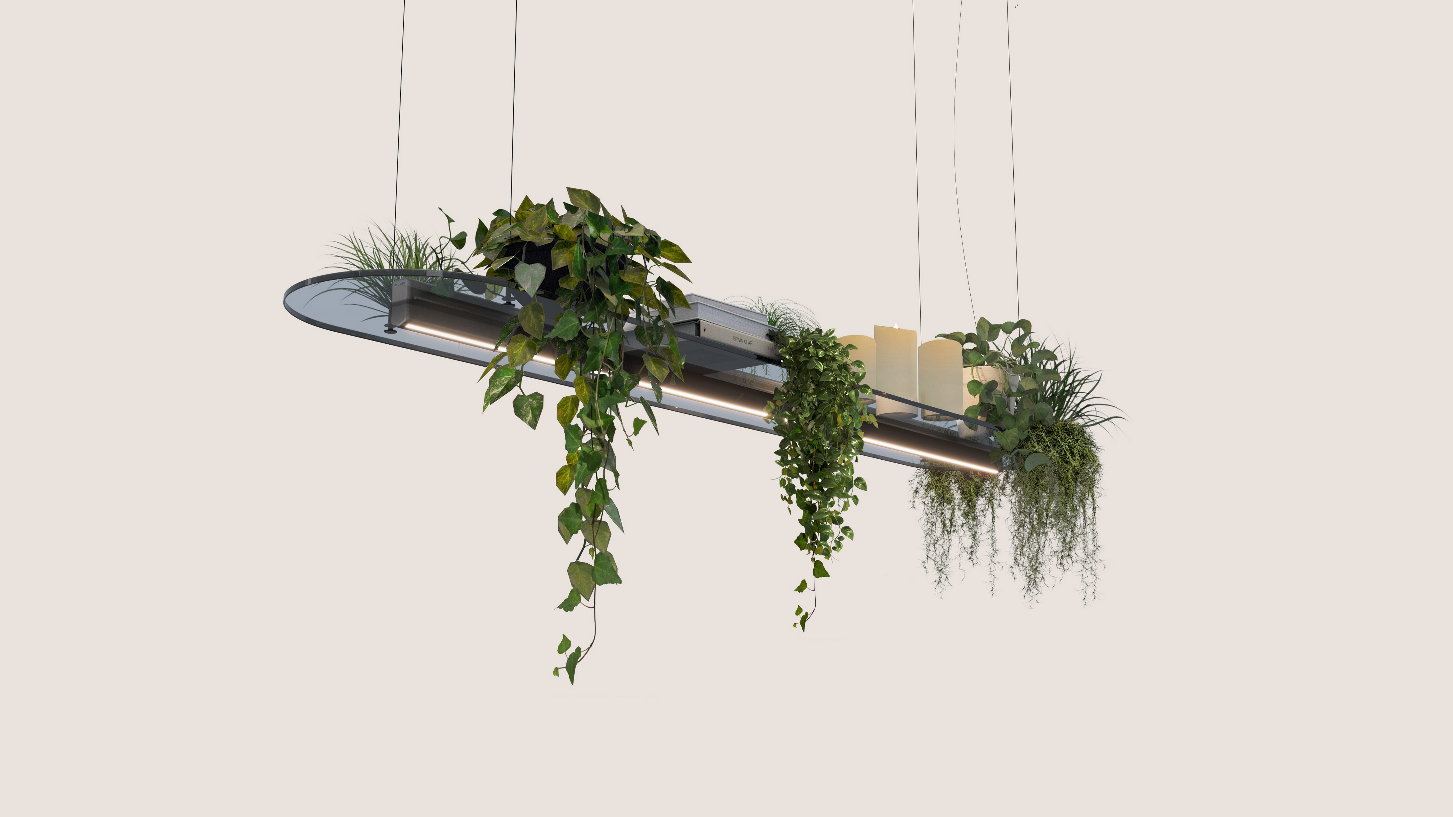 Foto: WING GLASS MET PLANTEN SMOKED GLASS 300dpi