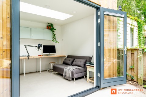 Foto : Een tuinkantoor met een kleiner budget: