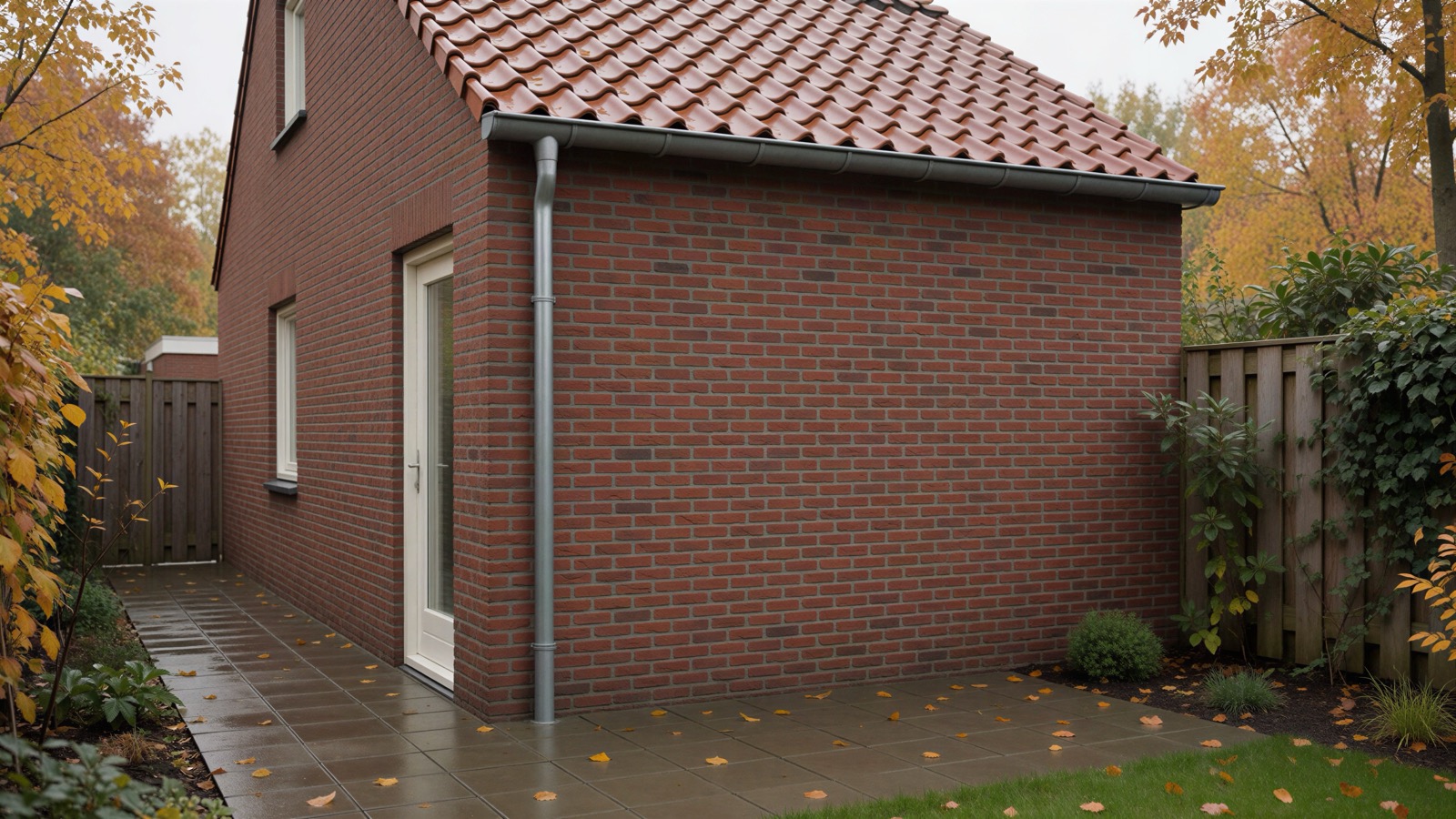 Foto: huis herfstklaar dakgoot article13