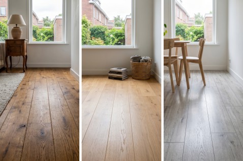 Foto : Houten Vloeren Vergelijken: Massief, Lamelparket of Laminaat voor uw Woning?