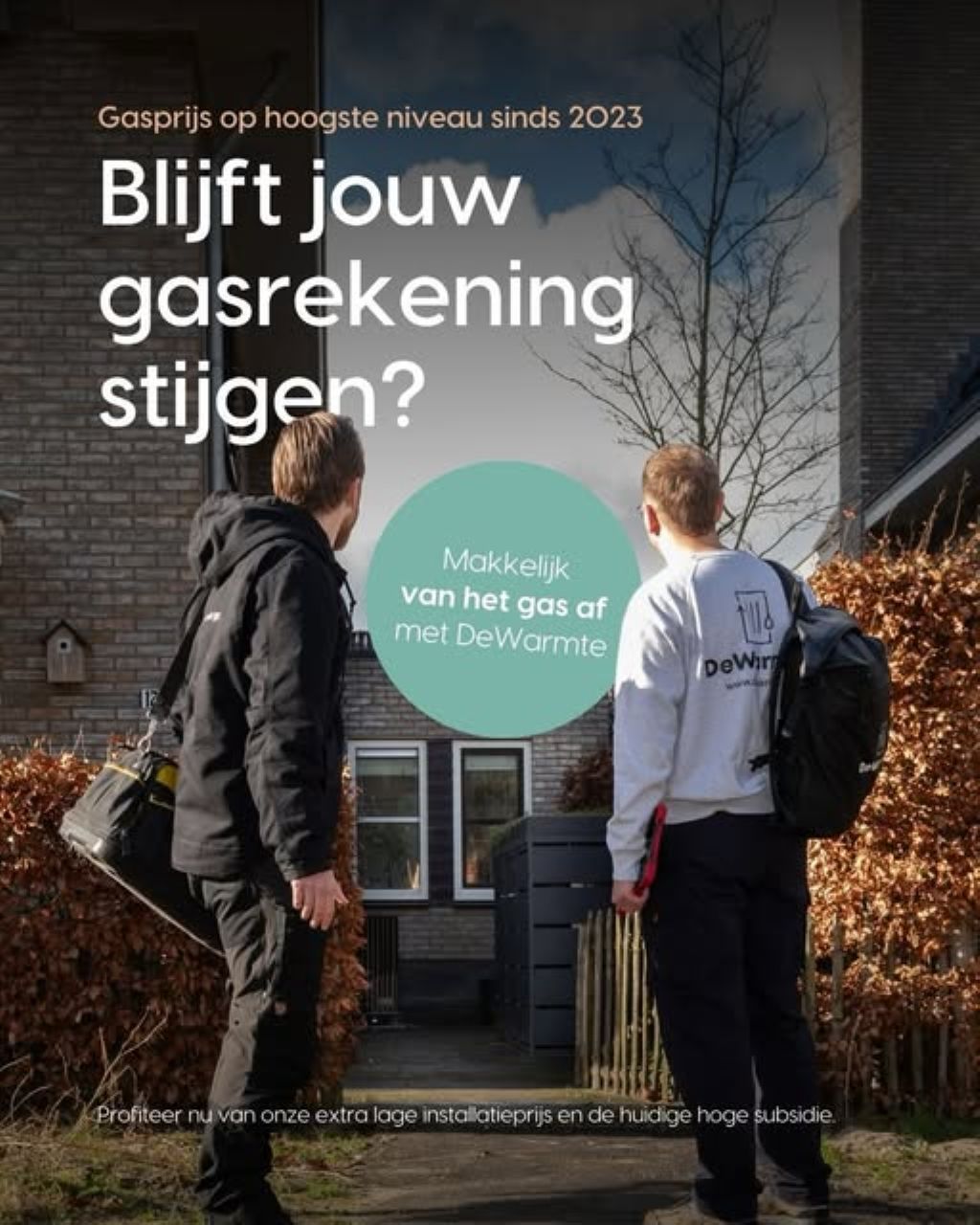 Foto: dewarmte wonen nl gasprijs