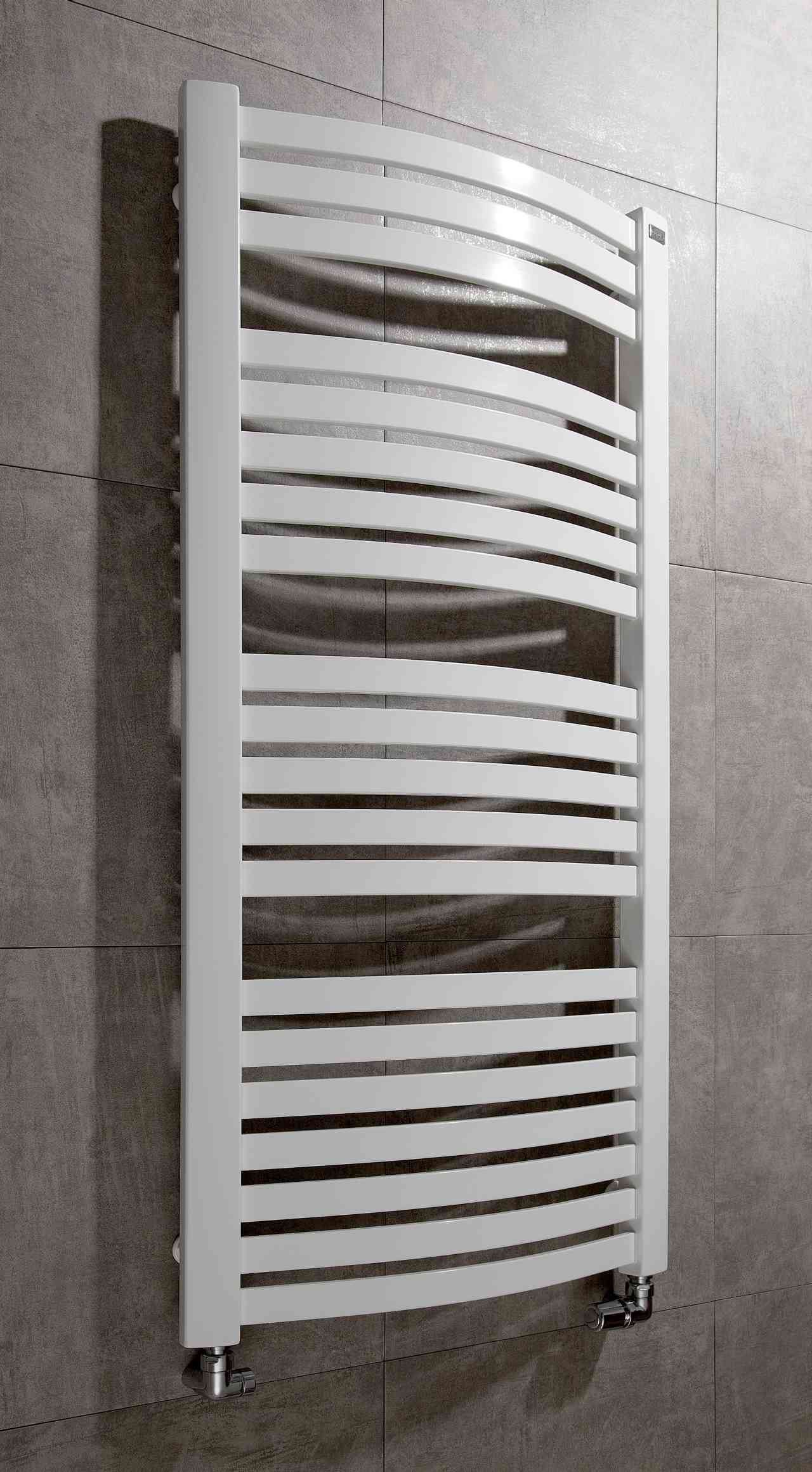 Foto: Round designradiator wit   LR