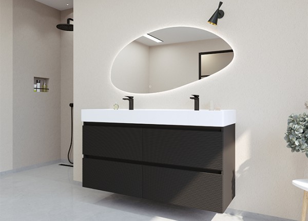 Foto: Web Infinity XXL 140 cm zwart mat 3D front 600x430