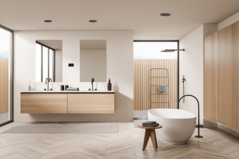 Foto : Meer beleving in de badkamer met de nieuwe AquaSound Subwoofer-Kit