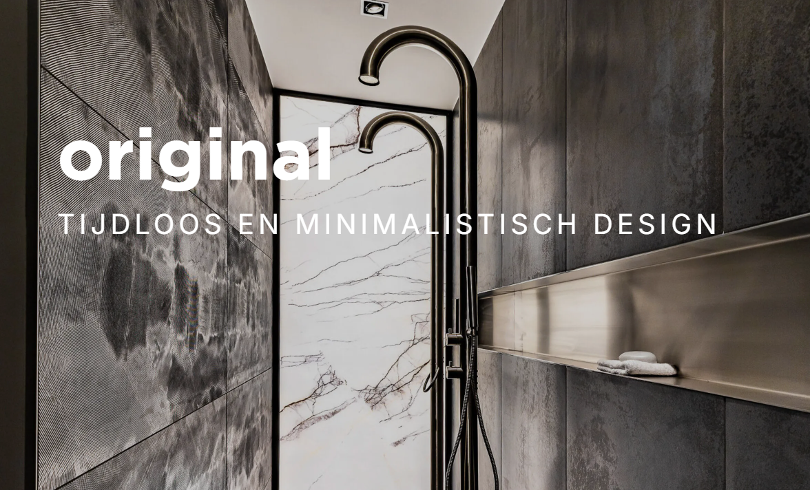 Foto : JEE-O ORIGINAL: stoer en tijdloos badkamerdesign