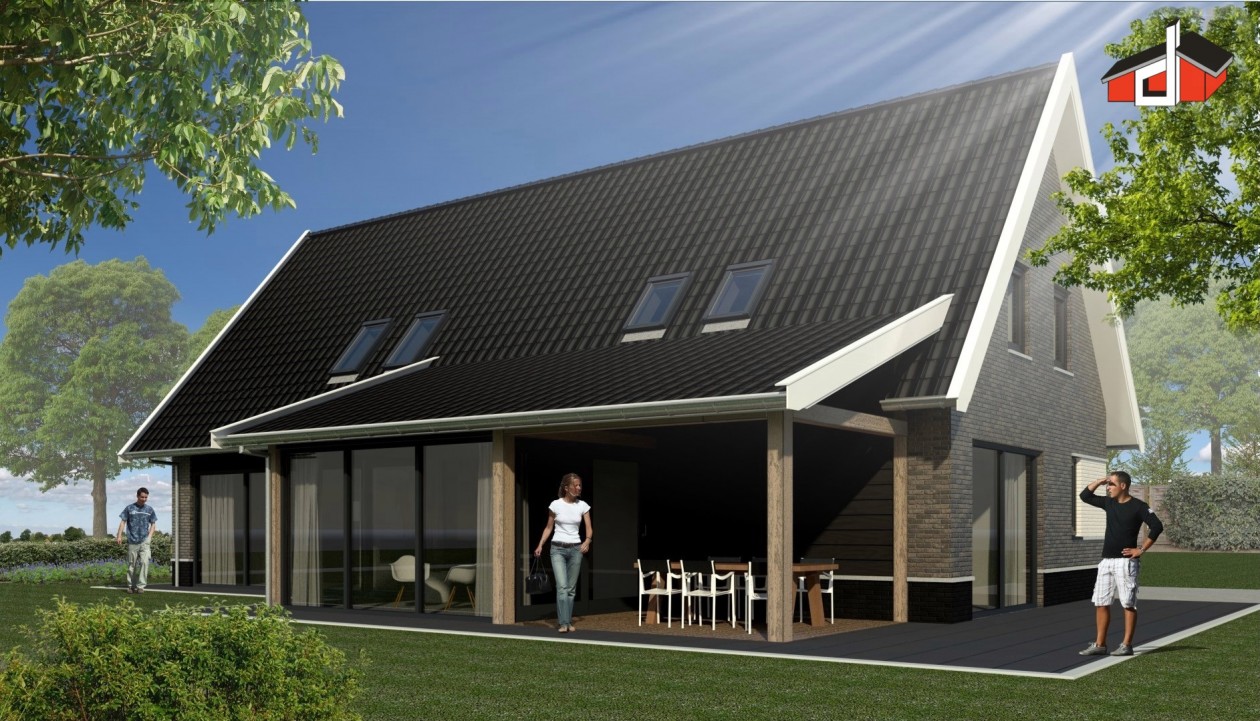 Foto: w3 Schuurwoning VO 25 Achtergevel