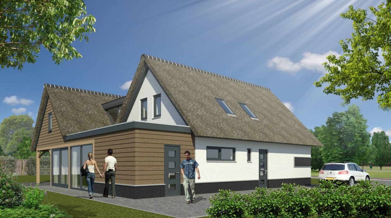 Foto: w3 VO 20 Zijgevel  achtergevel