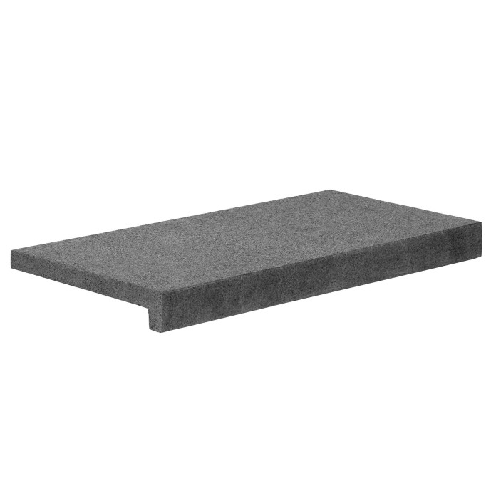 Foto: Zwembadrand Tibet Dark Grey Gezoet 1 689x689