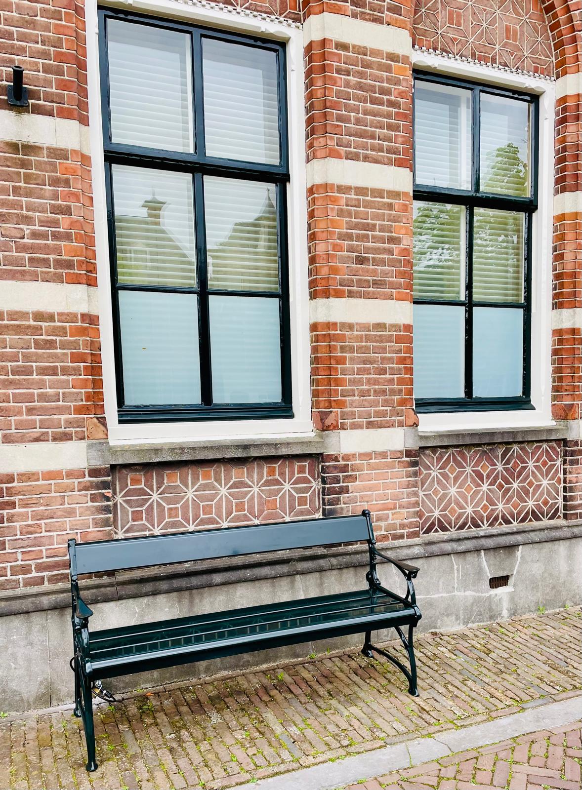 Foto: Demeter tuinbank   Gardeluxe   klassiek groen   160cm   aluminium   Alkmaar