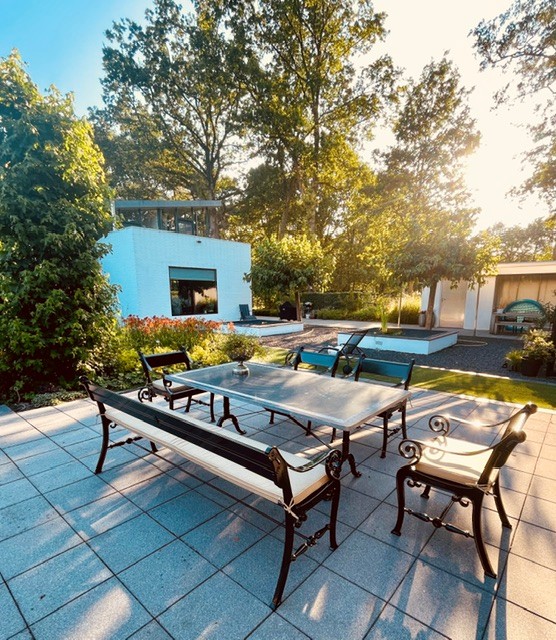 Foto: Zeus   tuinset   tuinstoel   tuinbank 200cm   klassiek groen   Herakles 200x100cm   gebouchardeerde randafwerking   Gardeluxe c