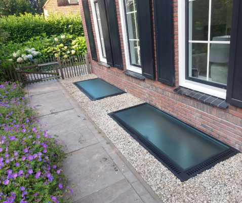 Foto : Daglicht & ventilatie in leefkelder: inspiratie voor een gezond souterrain