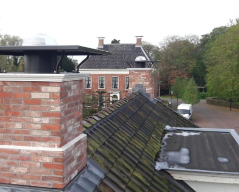 Foto : Op maat gemaakte prefab schoorstenen met daglichtsysteem