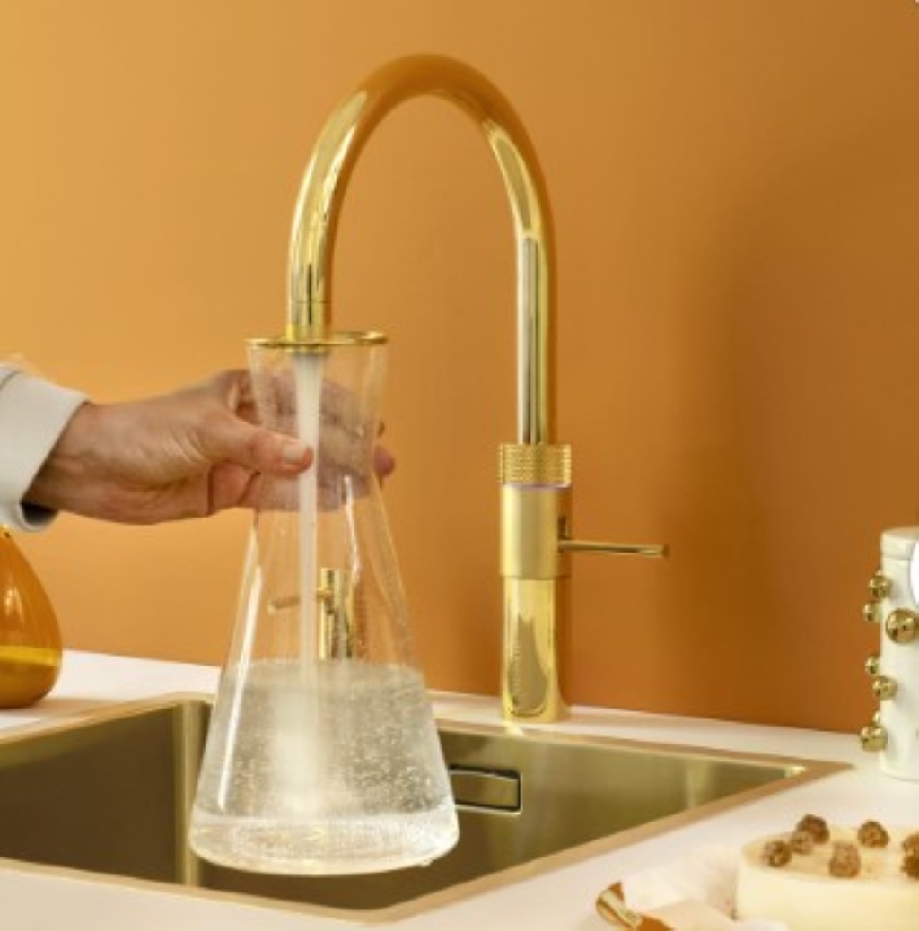 Foto: quooker kraan gouden kraan wonennl wonen nl