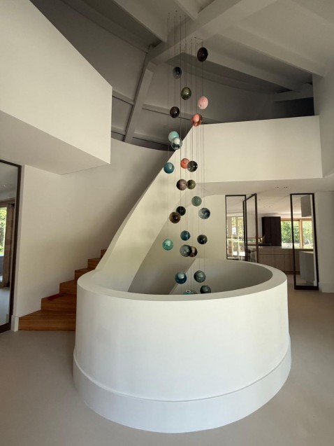 Foto : Chique eiken wenteltrappen