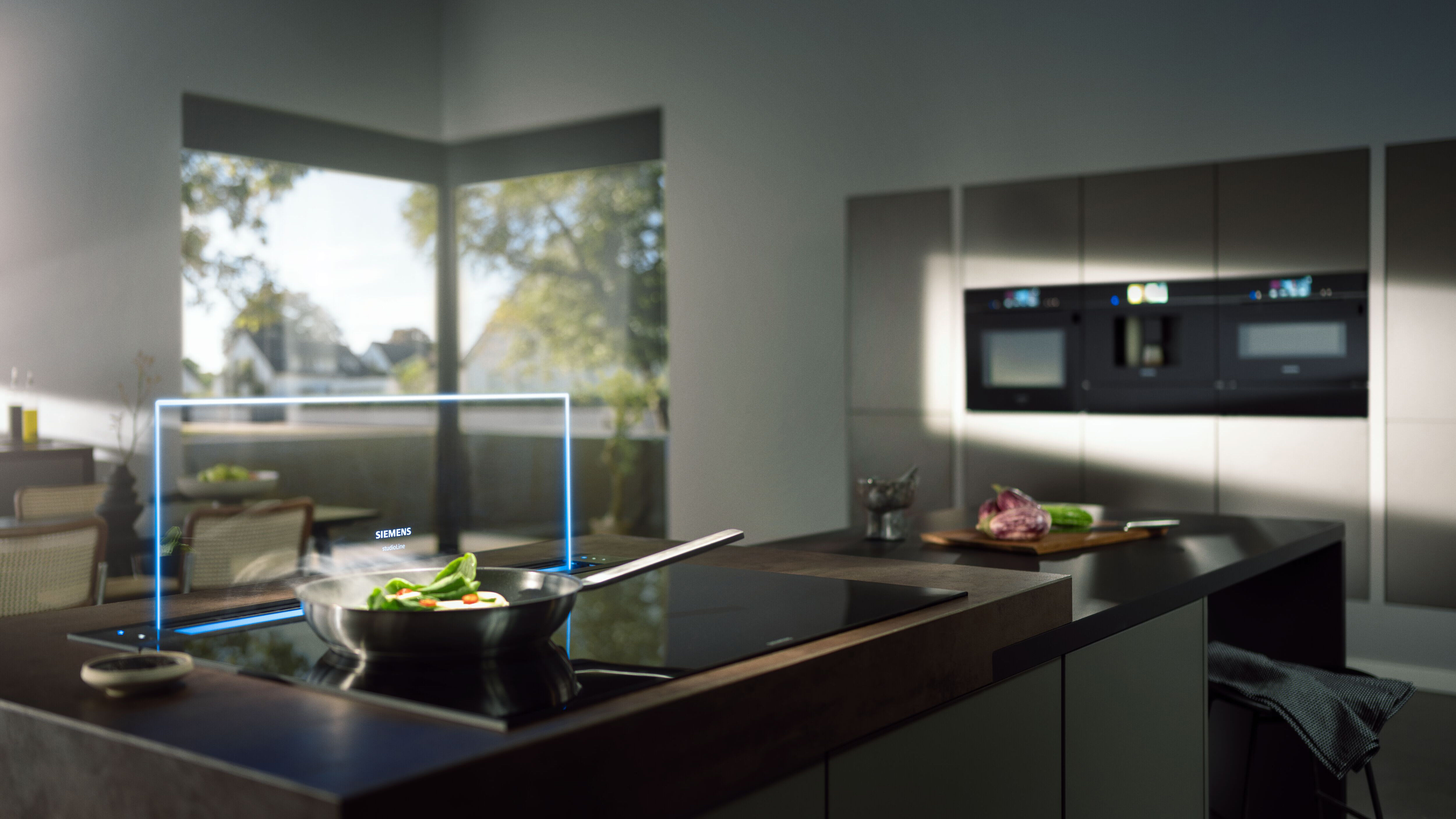 Foto : Afzuiging kookeiland: ontdek Siemens glassdraftAir