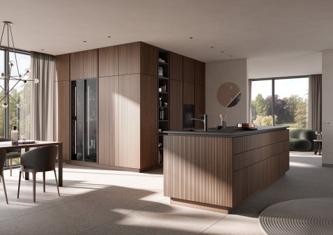 Foto : Contrast Chic keuken: zo creëert u luxe, warmte en diepte | Keukenspecialisten.nl