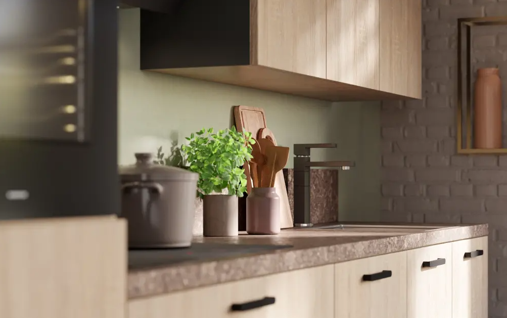 Foto: Wonennl keukendepot springdale toffee eigentijdse keuken 3