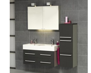 Foto: Thebalux Badkamermeubel Duo Compact DC AL7 halfhoge badkamerkast 308 248