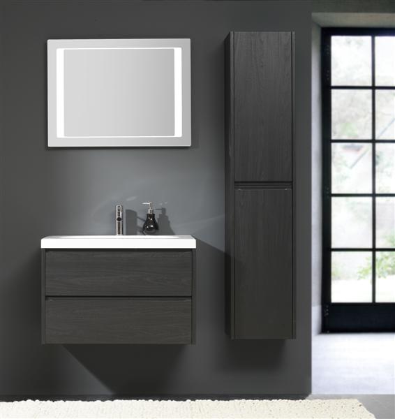 Foto: Thebalux Badmeubel Beat 67 inliggend pecan brown