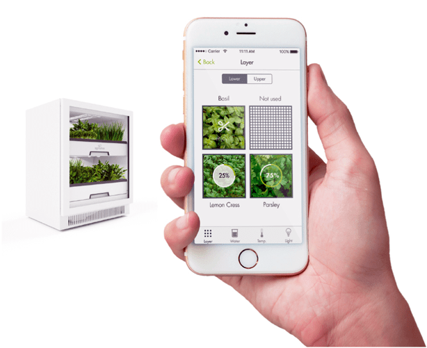Foto: Wonennl plantcube smart controls urbangardensweb
