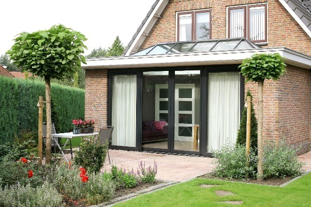 Foto: aluminium serre aanbouw (1)