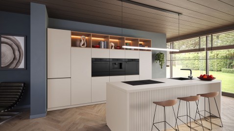 Foto : Stijlvol koken met de matzwarte apparaten van Bosch