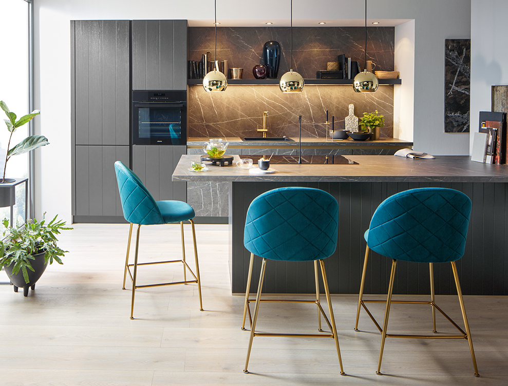 Foto: Tieleman Keukens Schuller Keukens Schuller Targa L542 Marmer Scuro Imitatie 1