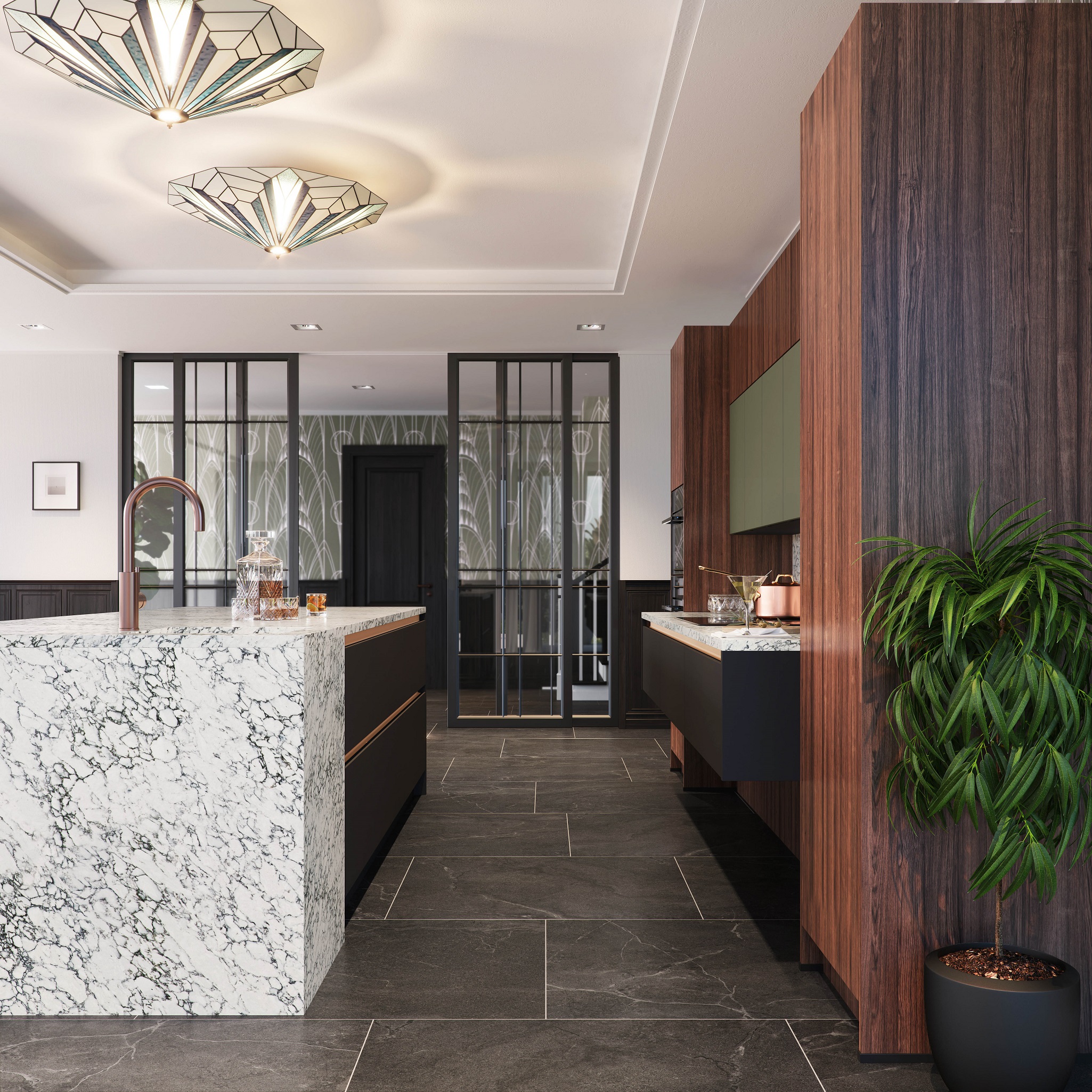 Foto: Tieleman Keukens Keller Keukens Klassieke keuken Marbling Moods 2