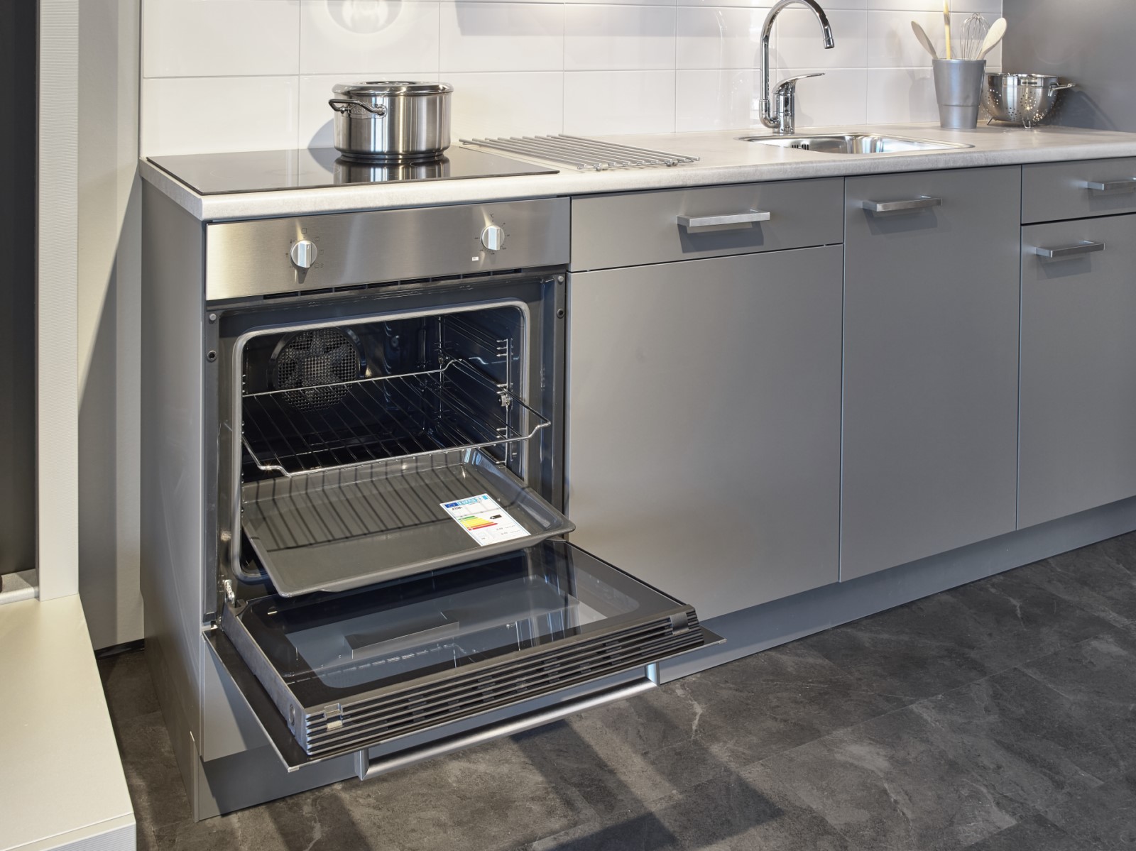 Foto: Studio 16c Keller Prolux Elba keuken kleur Basalt Tieleman Keukens 6  woningbouw 