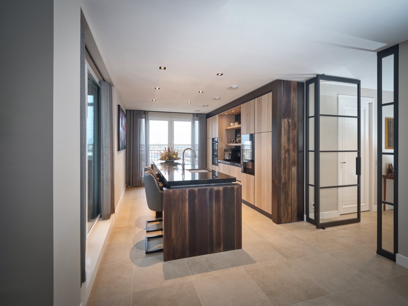 Foto: Geplaatste Tieleman Keuken Mereno Manchester W  Groenendijk Capelle ad IJssel hout  koper  graniet 1  Kopieren 