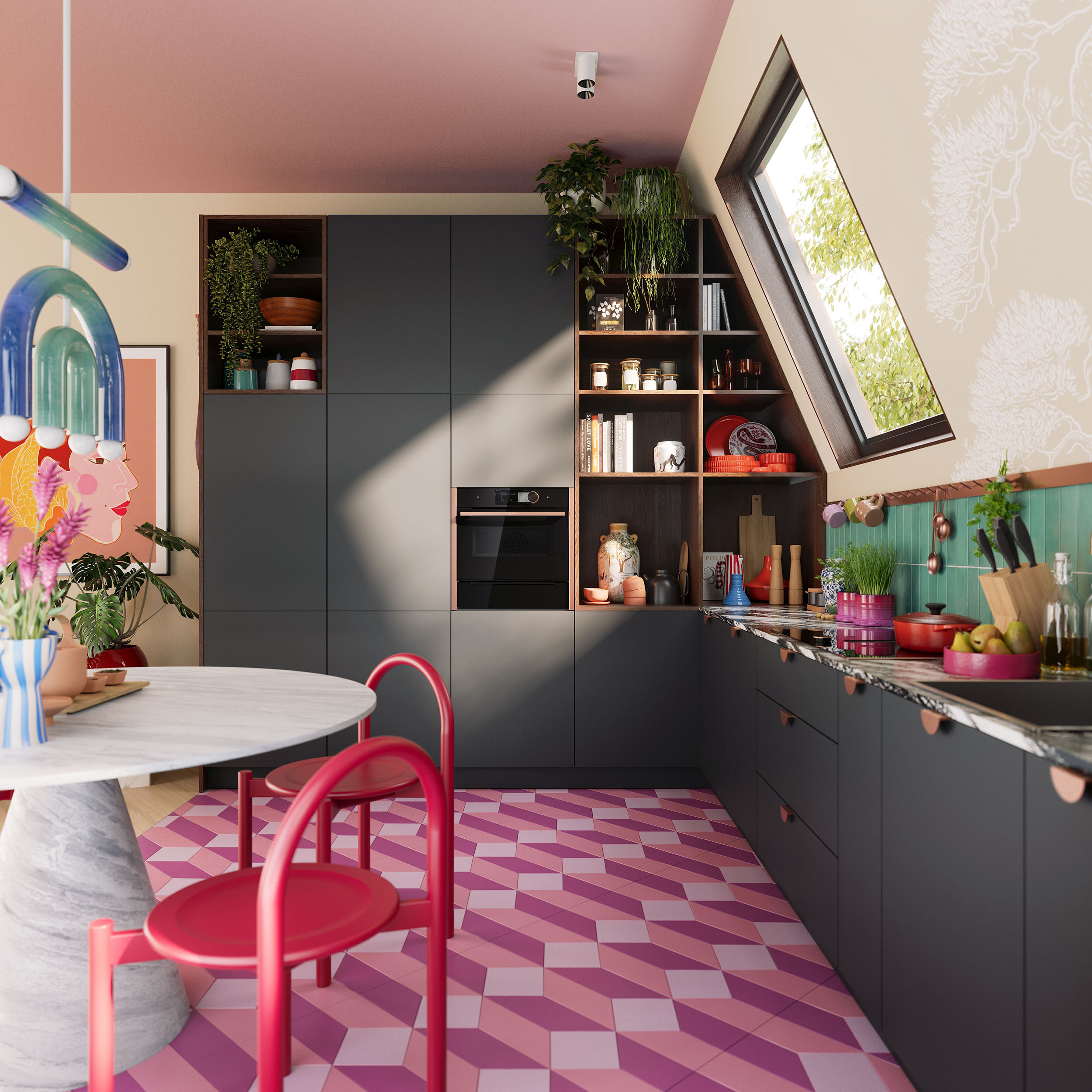 Foto: Tieleman Keukens NEFF keukenapparatuur stoomlade voor in de keuken zwart inbouw onder oven