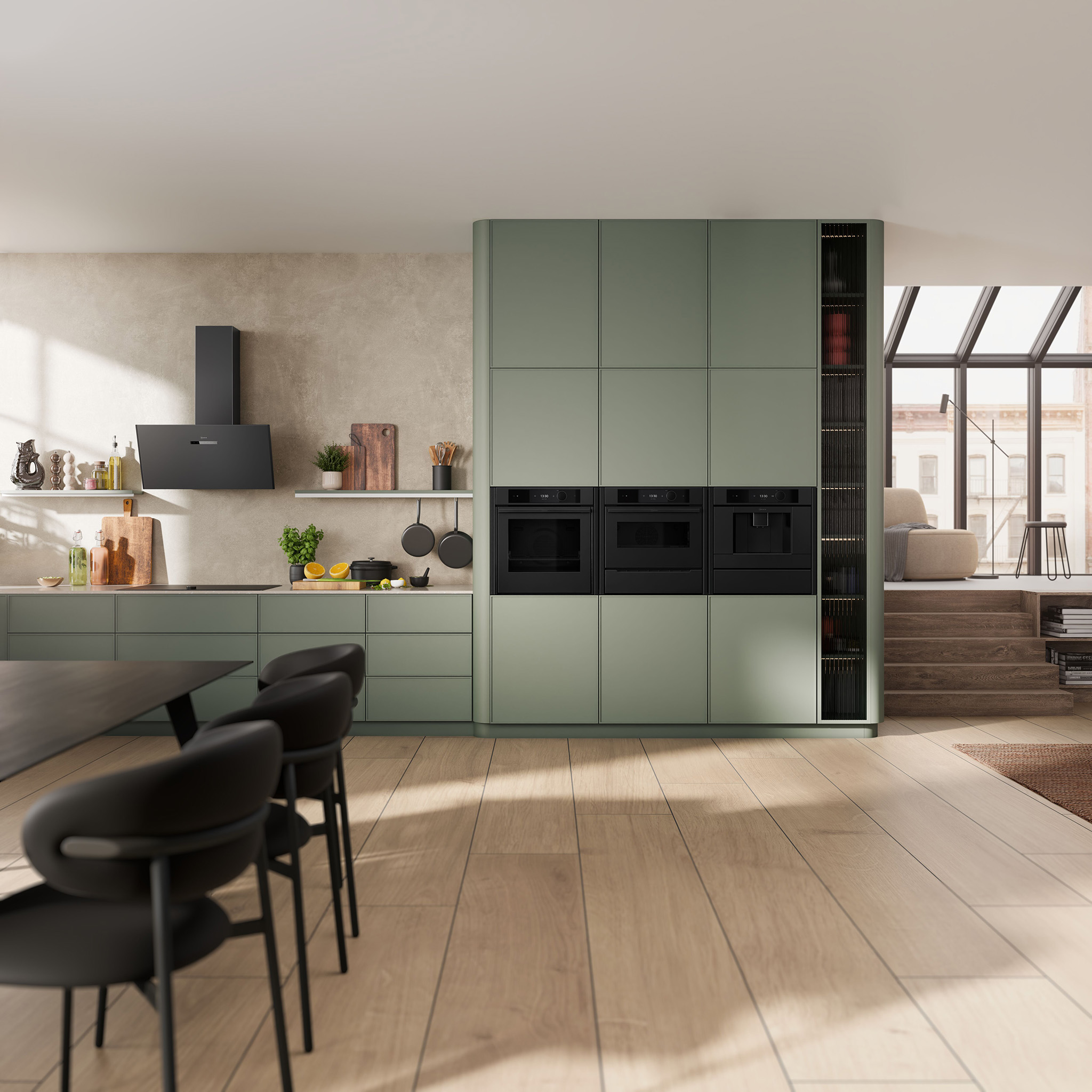 Foto: Tieleman Keukens keukenapparatuur NEFF Matzwart Design Ovens 2627 6