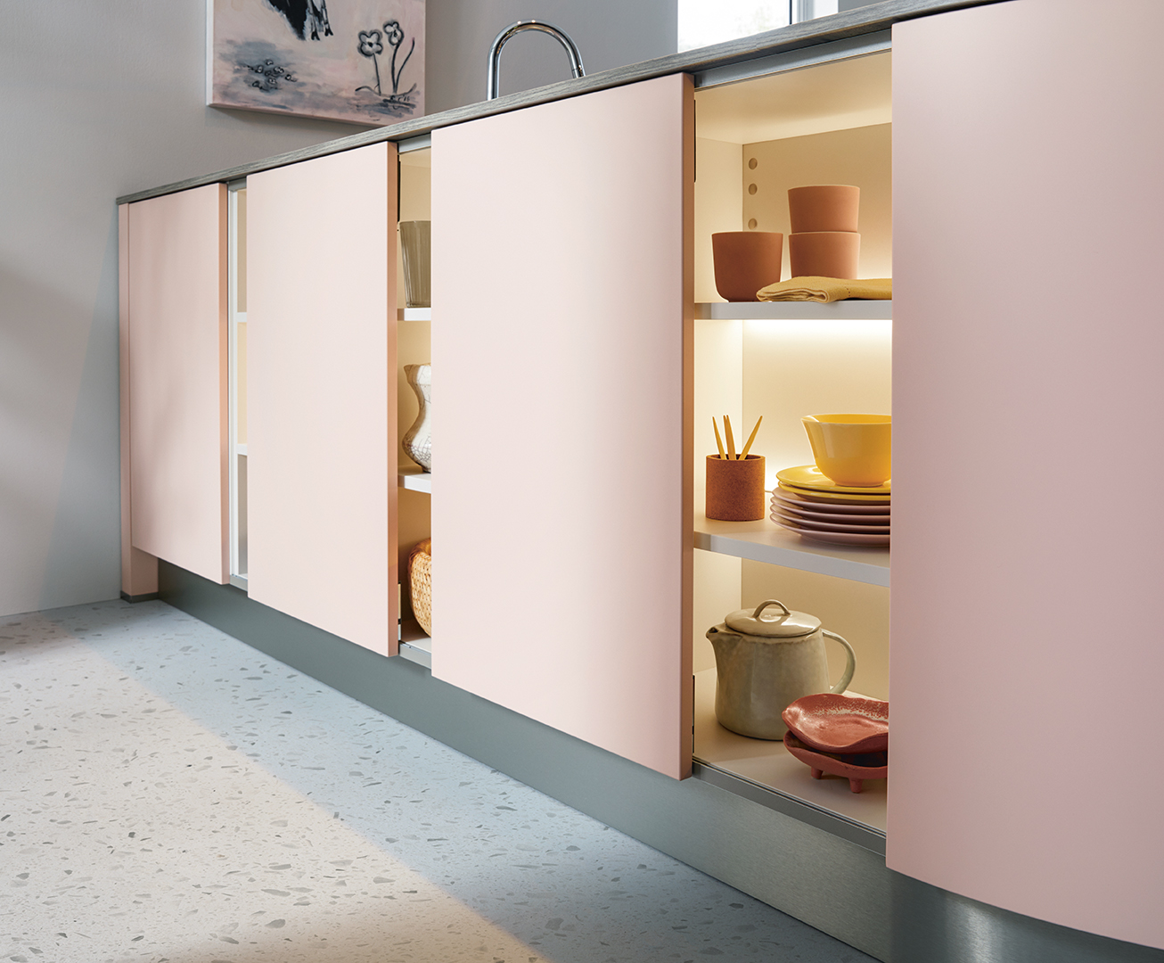 Foto: Tieleman Keukens Schuller Biella Zachtroze Satijn 3