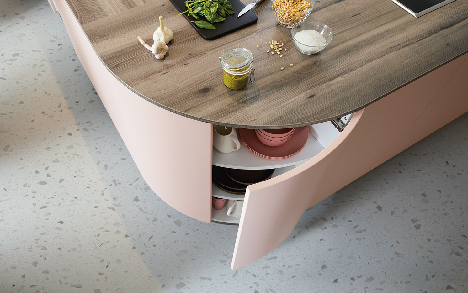 Foto: Tieleman Keukens Schuller Biella Zachtroze Satijn 4