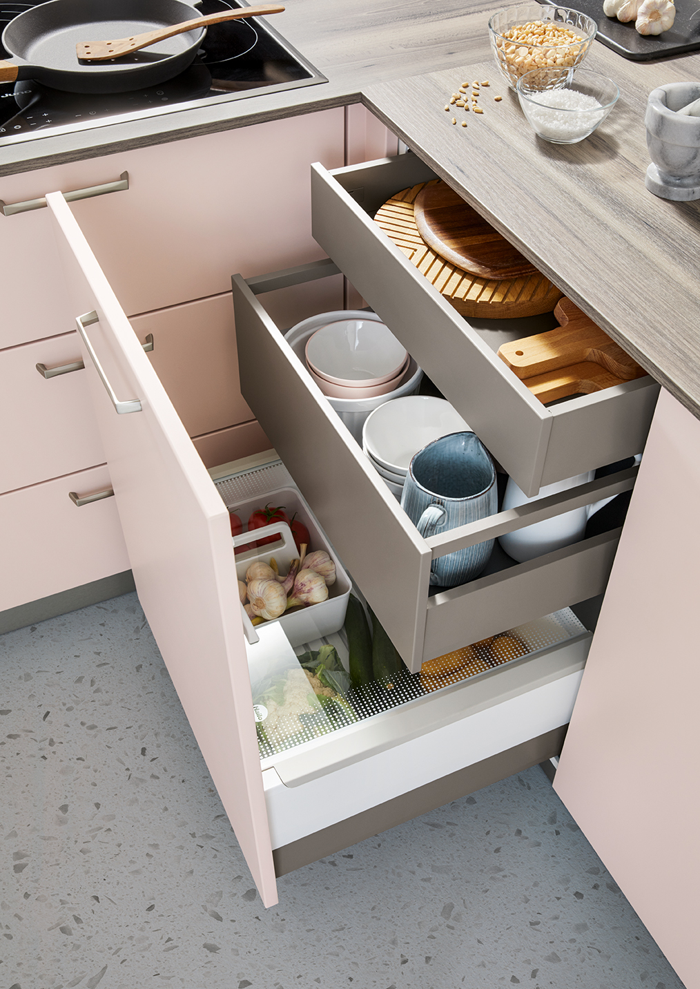 Foto: Tieleman Keukens Schuller Biella Zachtroze Satijn 5