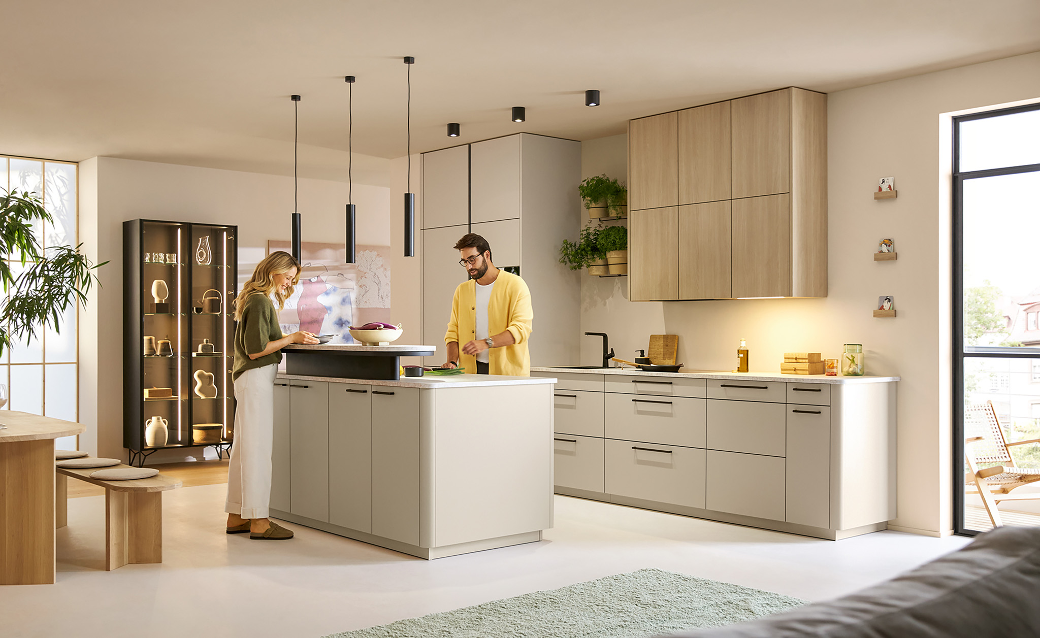 Foto: Tieleman Keukens keukenmerken Schuller keukens keukenmodel Salona zandgrijs 20
