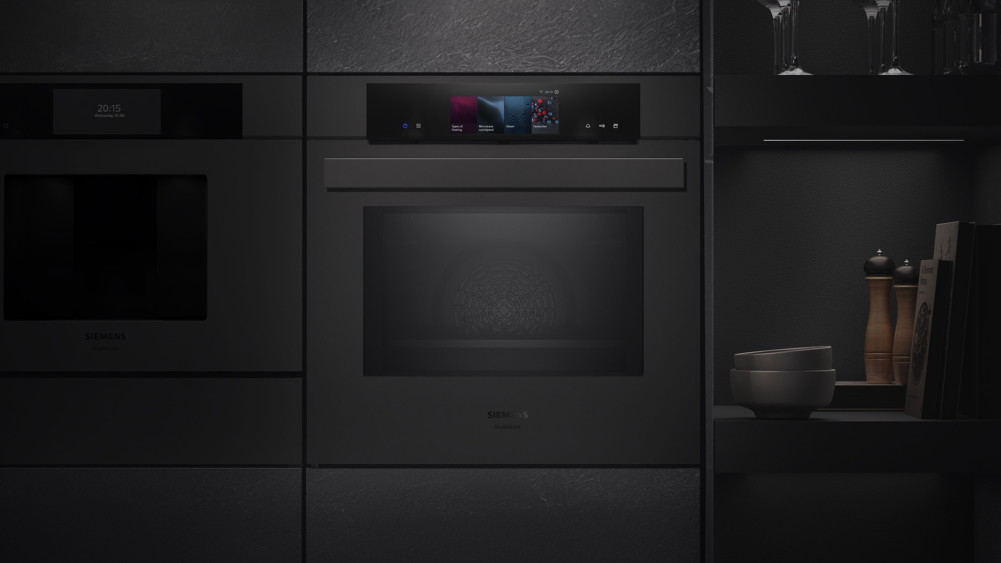 Foto: Tieleman Keukens Siemens keukenapparatuur Matte ovens iq700 studioline matt edition 3