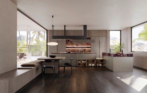 Foto : Snaidero Quadra: Italiaans design in uw leefruimte