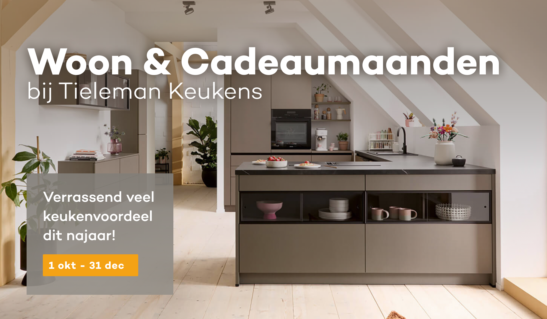 Foto: Tieleman Keukens Woon cadeaumaanden 2026 liggend