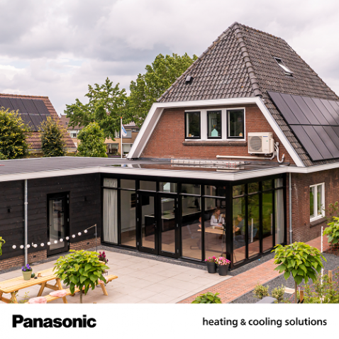 Foto : Bestaande woning duurzaam gerenoveerd met Panasonic