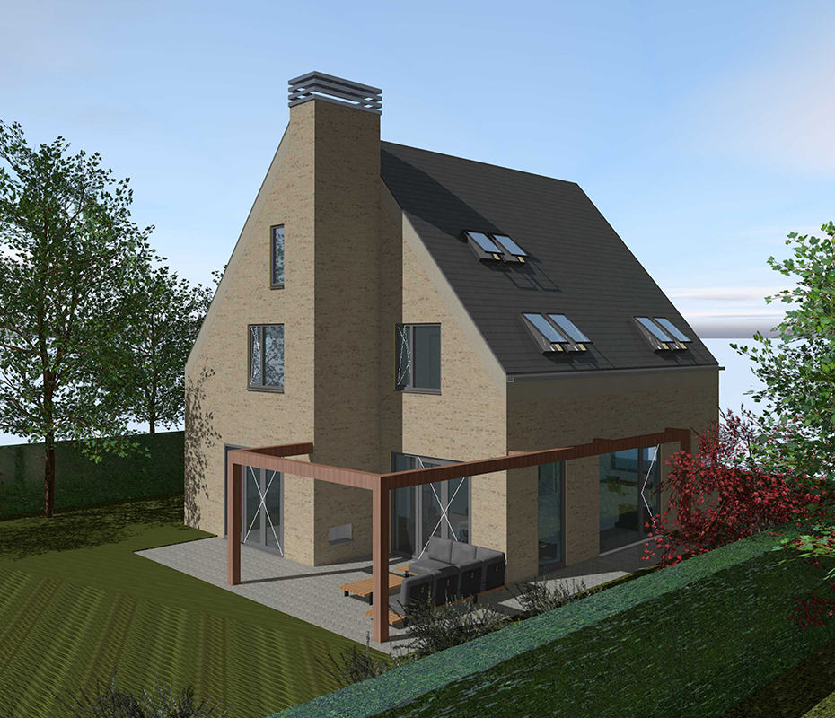 Foto: Perspectief eigentijds familiehuis 3