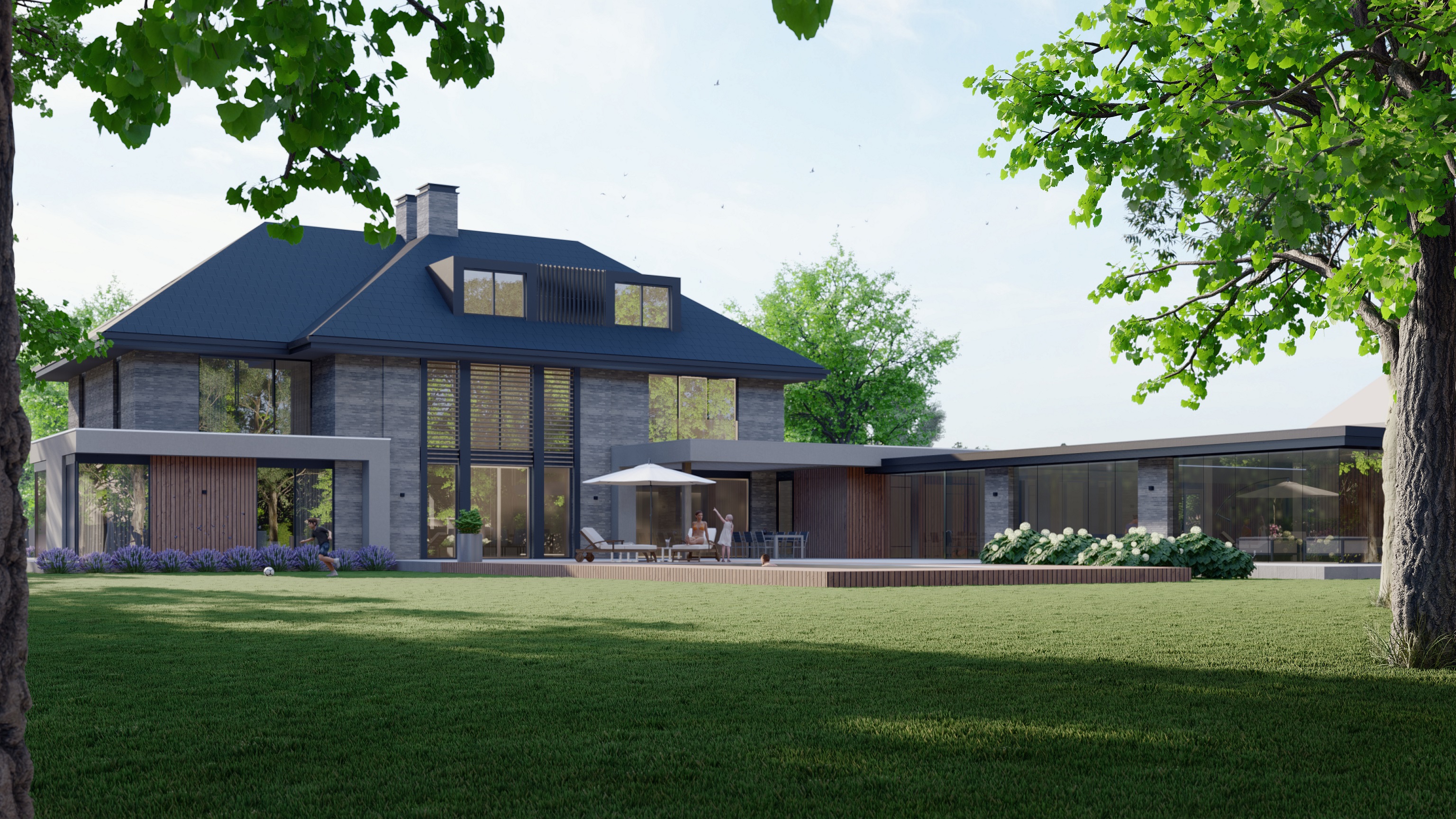 Foto: Moderne villa bouwen   Impressie Villa in Zuid Holland   Lichtenberg Exclusieve Villabouw  2 