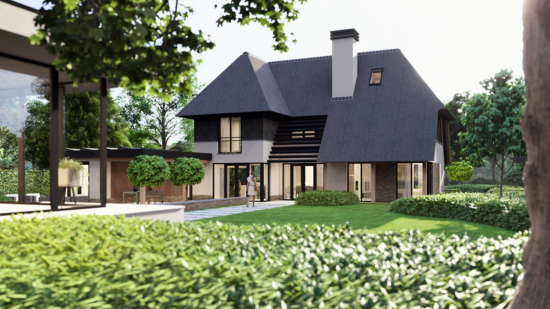 Foto: Modern klassieke villa te Utrecht  villa bouwen met Lichtenberg Exclusieve Villabouw  3 